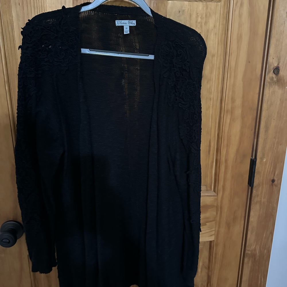 Olivia Sky Black Sweater for Women